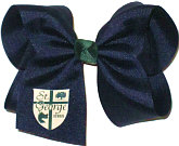 Large St George Navy with Forest Knot Bow